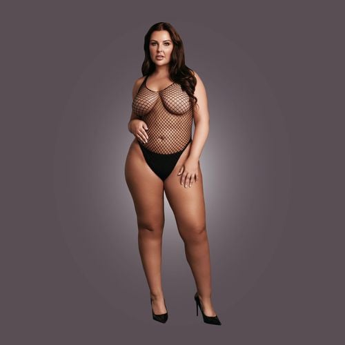 body with fishnet structure. na Arena.pl