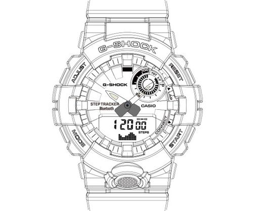 Zegarek Casio G-Shock G-SQUAD GBA-800-2A2ER Step Tracker na Arena.pl