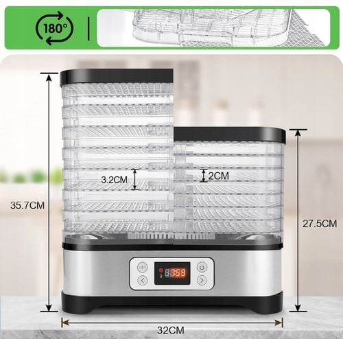 Suszarka do grzybów owoców warzyw DUŻA MOCNA 500W TERMOOBIEG REGULACJA na Arena.pl