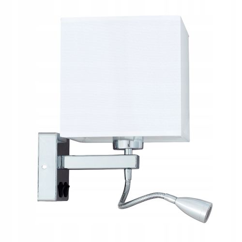 Kinkiet z abażurem LED do czytania E27 SARA Wobako na Arena.pl