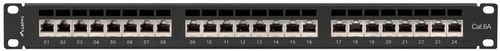 PATCHPANEL 24 PORT 1U 19" KAT.6A FTP EKRANOWANY CZARNY LANBERG na Arena.pl