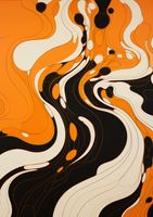 Plakat 29,7x42cm Tańczący Atrament