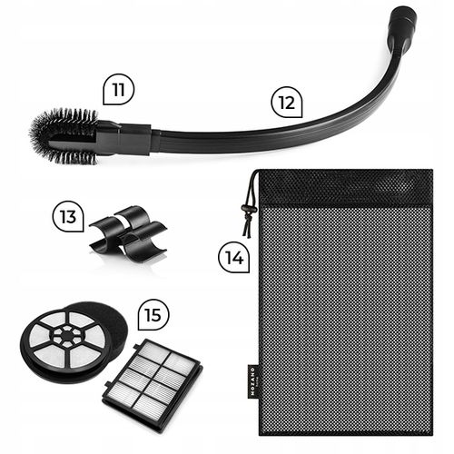 ODKURZACZ CYKLONOWY MOZANO BEZWORKOWY TURBOSZCZOTKA 4000W FILTR HEPA 3L na Arena.pl