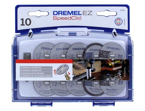 ZESTAW 10 TARCZ SPEEDCLIC SC690 DREMEL + TRZPIEŃ na Arena.pl