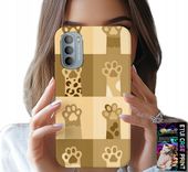 ETUI DO MOTOROLA G31 / G41 - LOVE CAT, WZORY Z KOTAMI, ŁAPKI KOTÓW