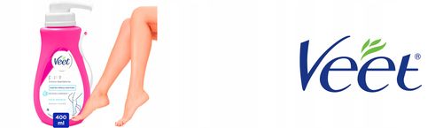 Krem do Depilacji z Pompką Dla Skóry Wrażliwej Veet CREMA DEPILATORIA 400ml na Arena.pl