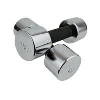 zestaw hantli dumbell master 2 x 4 kg