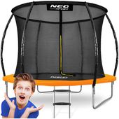 Trampolina ogrodowa profilowana 8ft/252cm z siatką wewnętrzną Neo-Sport