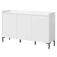 Komoda z drzwiami uchylnymi Liam 3D 150 Biała