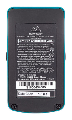 Efekt gitarowy Behringer CS400 Compressor Sustainer zdjęcie 11