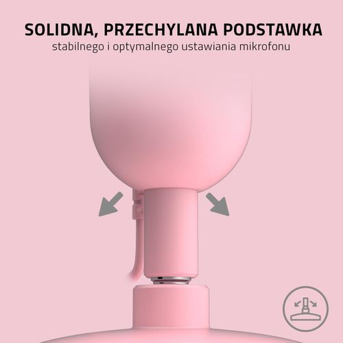 Razer Seiren Mini, mikrofon pojemnościowy, różowy na Arena.pl