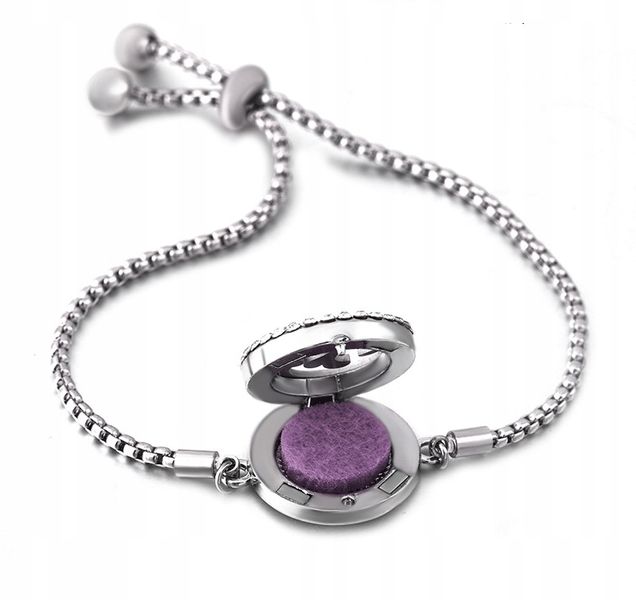 BRANSOLETKA DO AROMATERAPII STAL Serduszko B21 zdjęcie 2