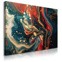 Obraz Do Sypialni Abstrakcyjny Marmur Glamour Nowoczesny Wzór 100cm x 70cm