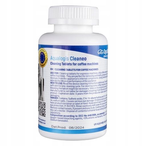 Tabletki Czyszczące Do Ekspresu Aqualogis Cleaneo 90 tabletek zdjęcie 3
