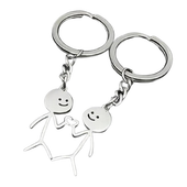 Breloczki Komplecik dla Par Ludziki Stickman Patyczaki Śmieszne 2 sztuki