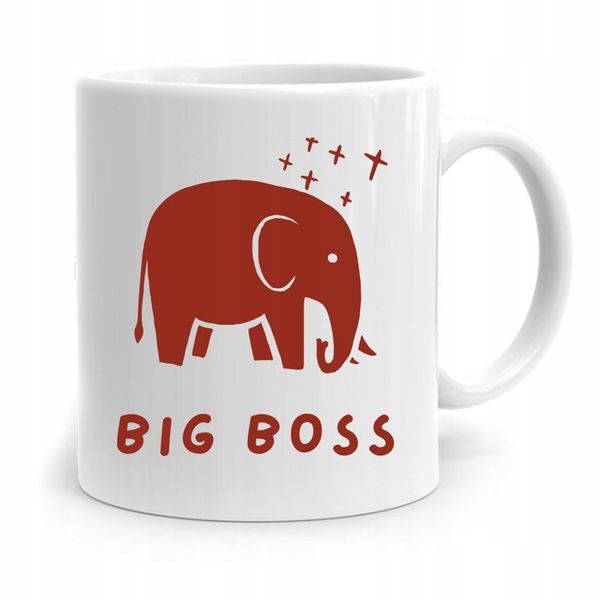 Kubek Prezent Dla Szefa Big Boss P Z Nadrukiem Ze Zdjęciem zdjęcie 1