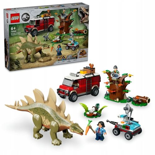 LEGO DINOZAURY 76965 Odkrycie stegozaura ZESTAW KLOCKI +TORBA NA PREZENT na Arena.pl