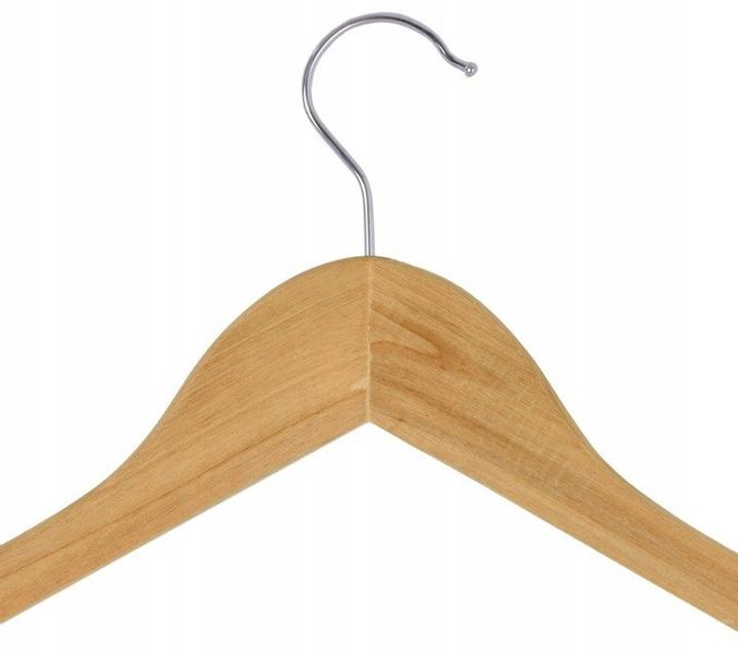 Drewniany wieszak z klipsami zdjęcie 2