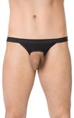 stringi męskie ze wzorem zebry softline 4532 czarne onesize