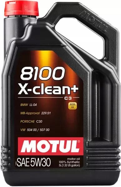 MOTUL 8100 X-CLEAN+ 5W30 SM/CF C3 5L zdjęcie 1