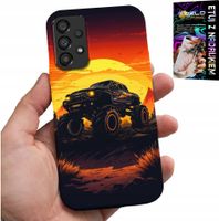 ETUI DO SAMSUNG GALAXY A23 5G - MONSTERTRUCK, CIĘŻARÓWKA, WZORY + SZKŁO