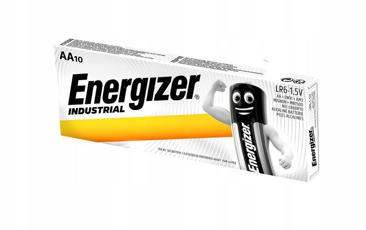 10 x baterie Industrial alkaliczne AA R6 Energizer zdjęcie 14