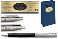 PARKER Jotter pióro czarne TABLICZKA GRAWER