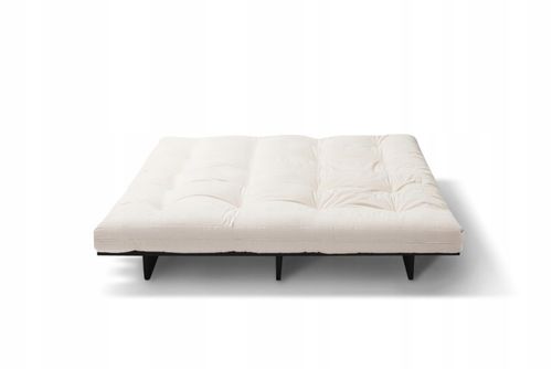 Sofa Futon Black 180x200 cm z funkcją spania BZ50 + komplet poduszek na Arena.pl