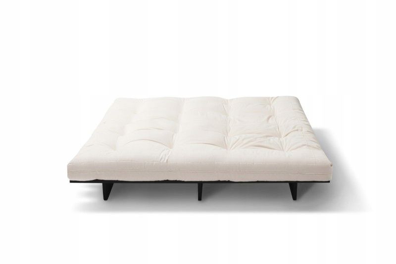 Sofa Futon Black 180x200 cm z funkcją spania BZ50 + komplet poduszek zdjęcie 2