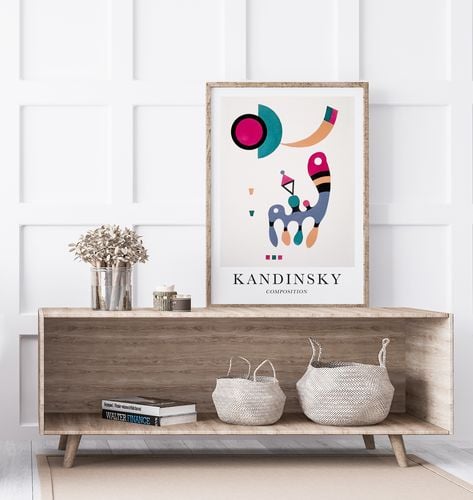 Plakat cyfrowy do wydruku kandinsky na Arena.pl