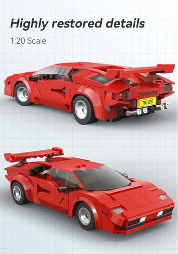 KLOCKI CADA AUTO SPORTOWE STEROWANE RC 1:20 RED SHADOW 328 EL. DUAL MODE na Arena.pl