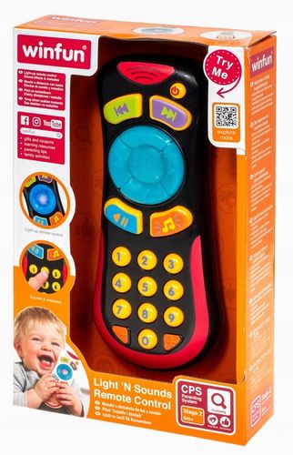 SMILY PLAY Edukacyjny interaktywny pilot TV czarny na Arena.pl