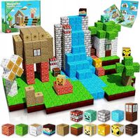 ToyUnited 100 sztuk magnetycznych klocków, zestaw klocków do zabawy