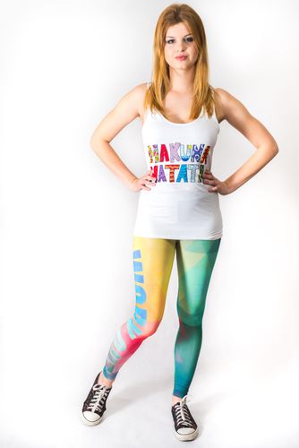 LEGINSY WORK OUT RAINBOW na Arena.pl