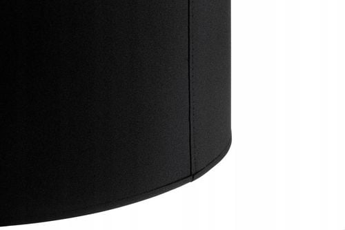 ABAŻUR okrągły walec tuba 40cm CZARNY ZŁOTY na Arena.pl