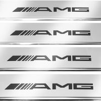Listwa progowa MERCEDES GLS X166 AMG Stal nierdzewna 304 połysk 4szt