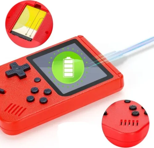 PRZENOŚNA MINI KONSOLA RETRO 400 GIER GAMEBOY DODATKOWY PAD GRA NA 2 OSOBY na Arena.pl