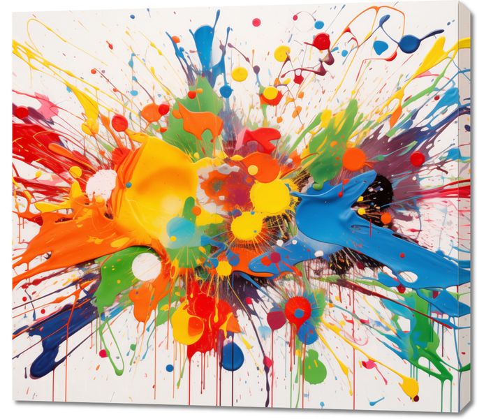 Obraz 100x90cm Eksplozja Kreatywności zdjęcie 1