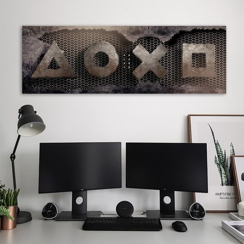 Emaga Obraz na płótnie, Symbole klawiszy kontroler - 150x50 na Arena.pl