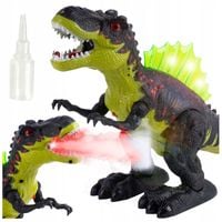 DINOZAUR DUŻY T-REX CHODZI RYCZY ŚWIECI ZIEJE PARĄ FIGURKA DLA DZIECI 21 CM