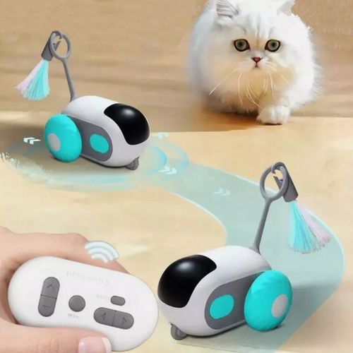 ZDALNIE STEROWANA ZABAWKA POJAZD MYSZ DLA KOTA INTERAKTYWNA NA PILOT AUTO na Arena.pl