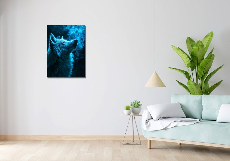 Obraz 50x70cm Oddech Wilka zdjęcie 2