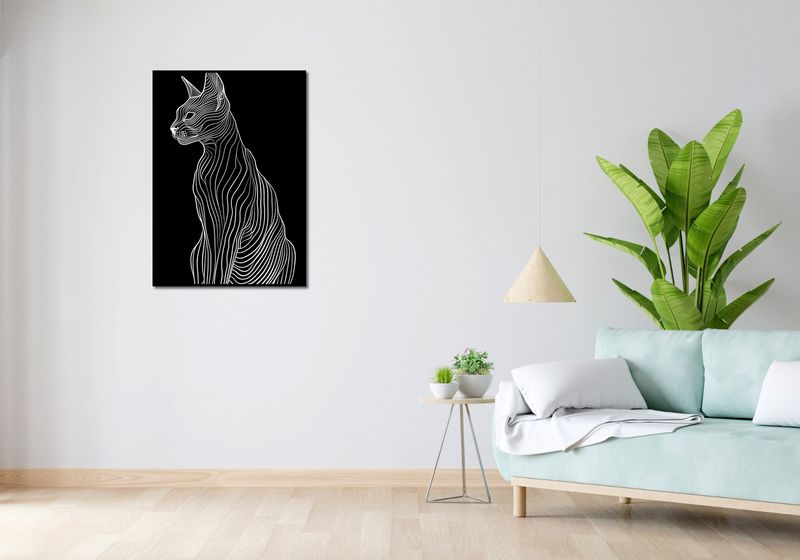 Plakat 64x90cm Minimalny Kontur zdjęcie 4