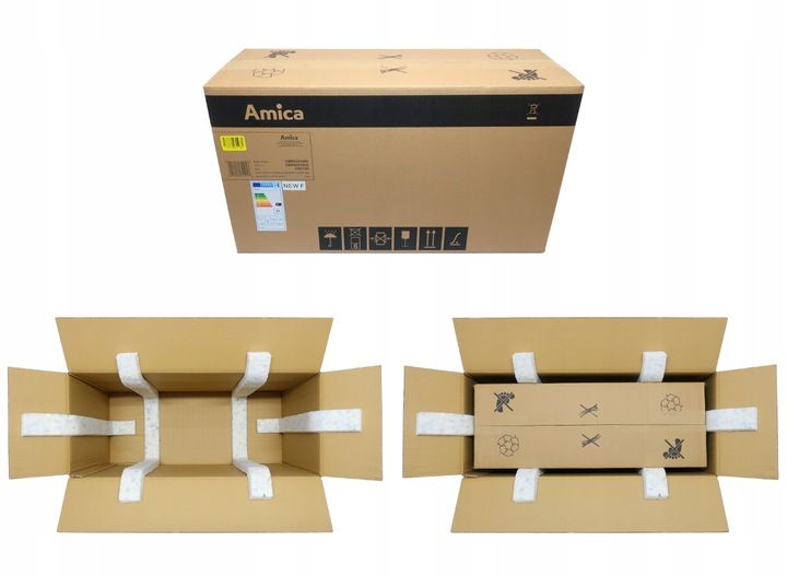 Okap Amica OMP 6253WG 389 m3/h LED zdjęcie 5