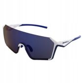 OKULARY RED BULL SPECT JADEN WHITE - SZKŁA SMOKE WITH BLUE REVO
