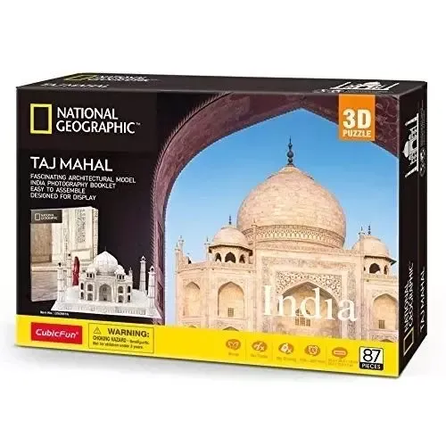 Puzzle 3D 87 elementów. National Geografic. Taj Mahal na Arena.pl