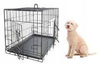 KLATKA METALOWA KENNELOWA TRANSPORTER DLA PSA KOTA ZWIERZĄT L