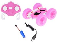 DLA DZIECI SZALONE AUTKO DWUSTRONNE OBRÓT ŚWIECĄCE KOŁA