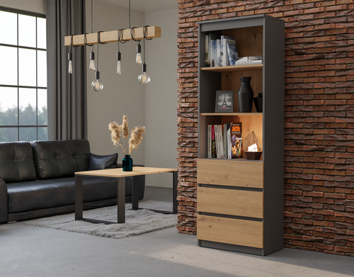 Regał Olimp RS-60 ANTRACYT ARTISAN na Arena.pl