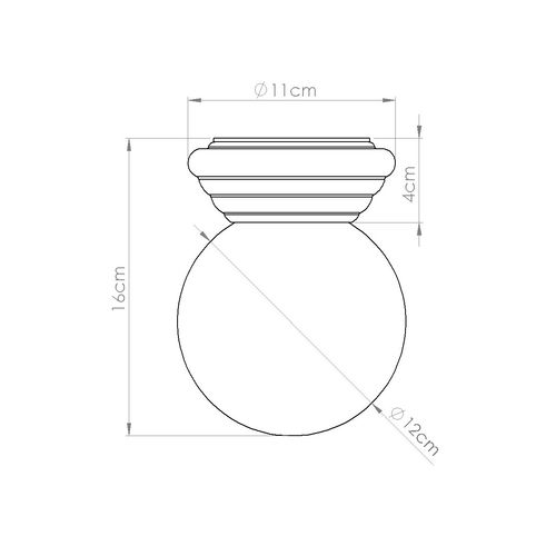 Plafon ZORI ultramaryna IP44 na Arena.pl